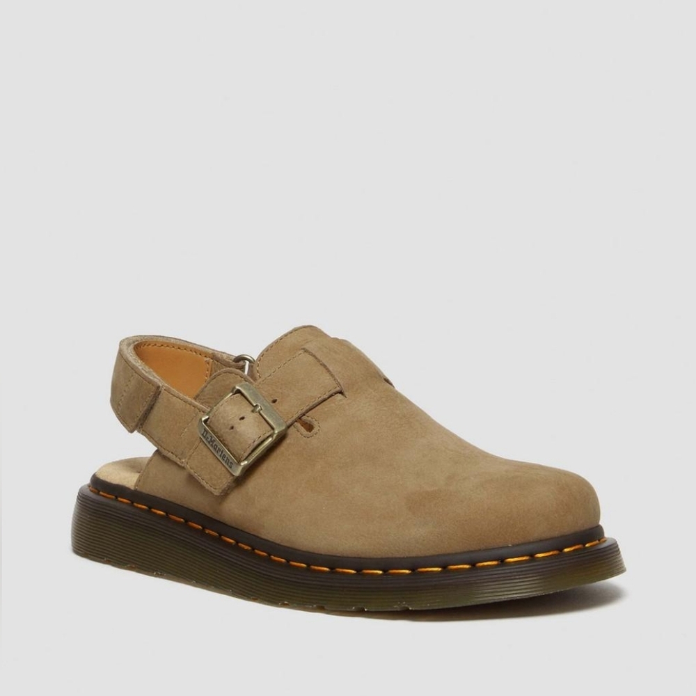 Dr. Martens Tan Men's Buckle Shoes